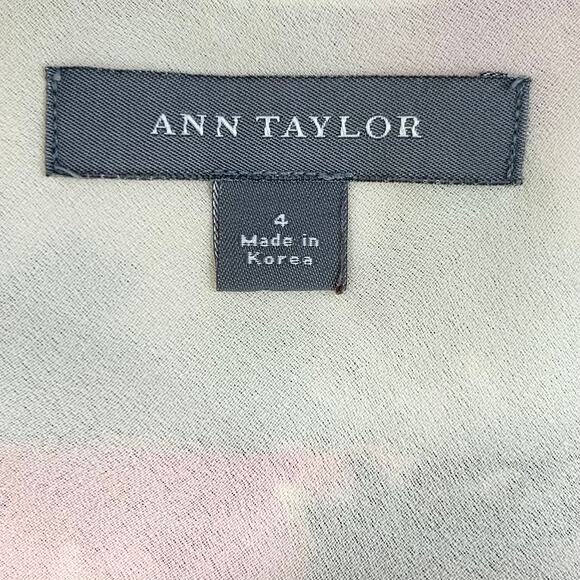 Ann Taylor Y2K Floral 100% Silk Flowy A-Line Slip Skirt - Picture 8 of 9